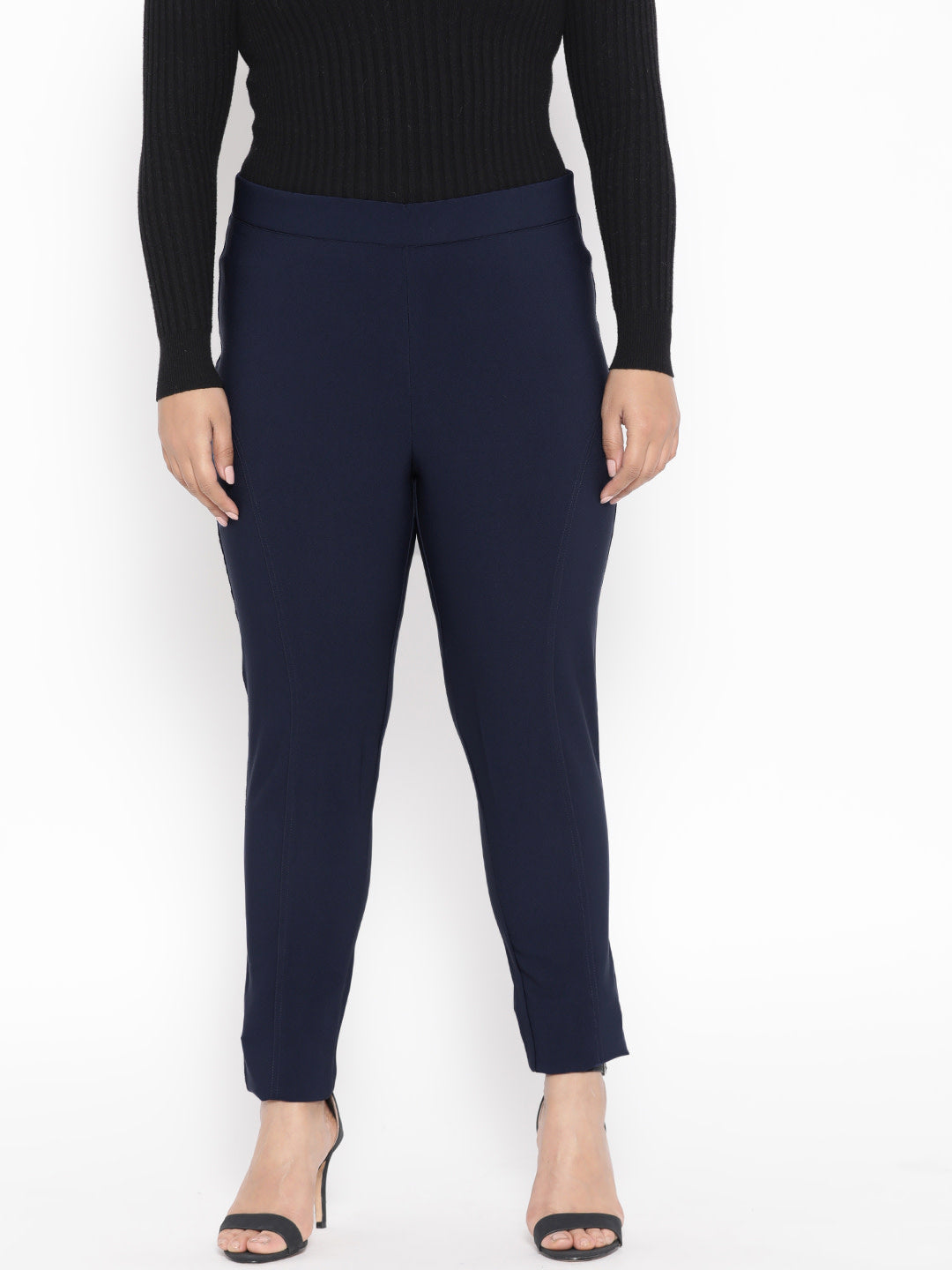 Women’s Plus Size Navy Trousers
