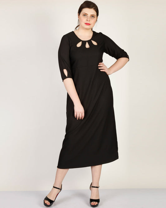 Elegant & Comfortable Fit Plus Size Women’s Dress