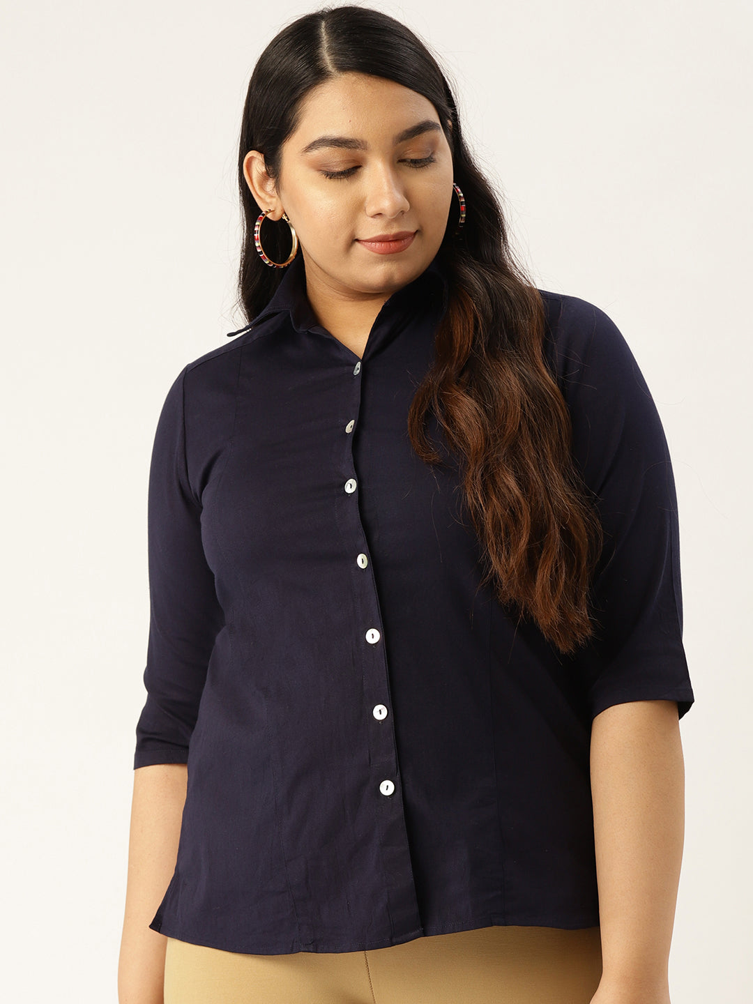Stylish Plus Size Women Casual Top