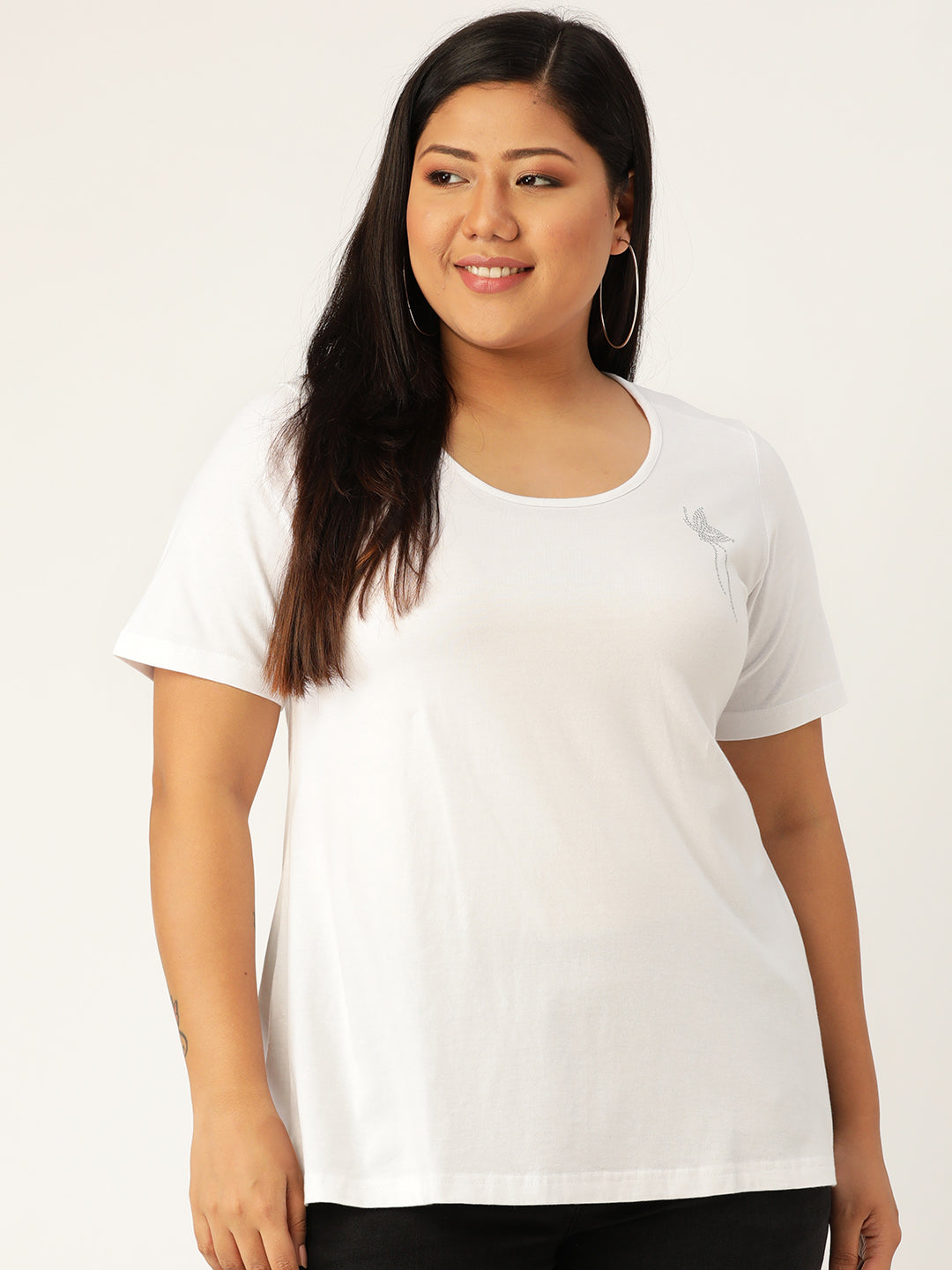 Elegant Plus Size Casual Wear Top for Women
