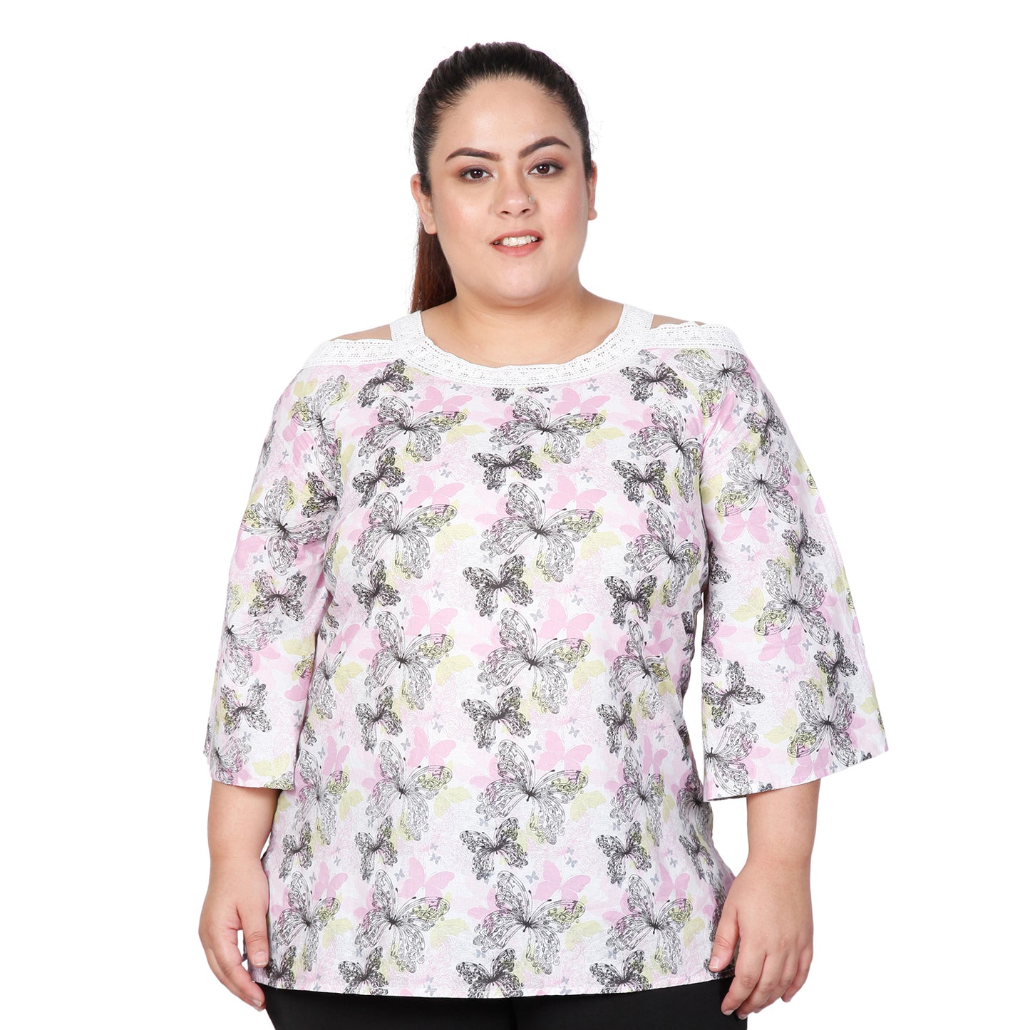 Stylish Plus Size Women Casual Top