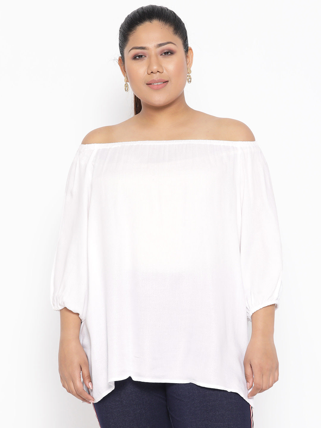 Stylish Plus Size Women Casual Top