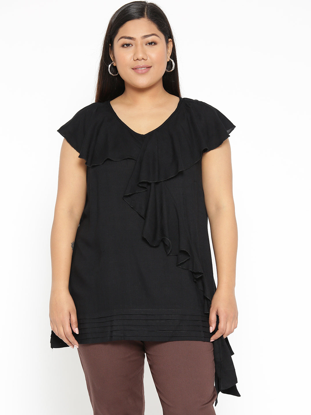 Stylish Plus Size Women Casual Top