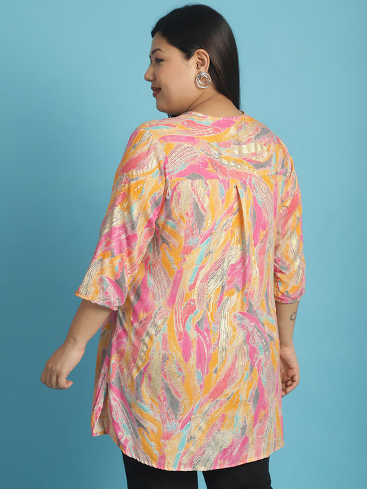 Stylish Plus Size Women Casual Top