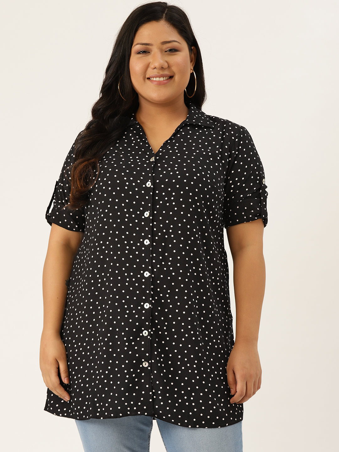 Stylish Plus Size Women Casual Top