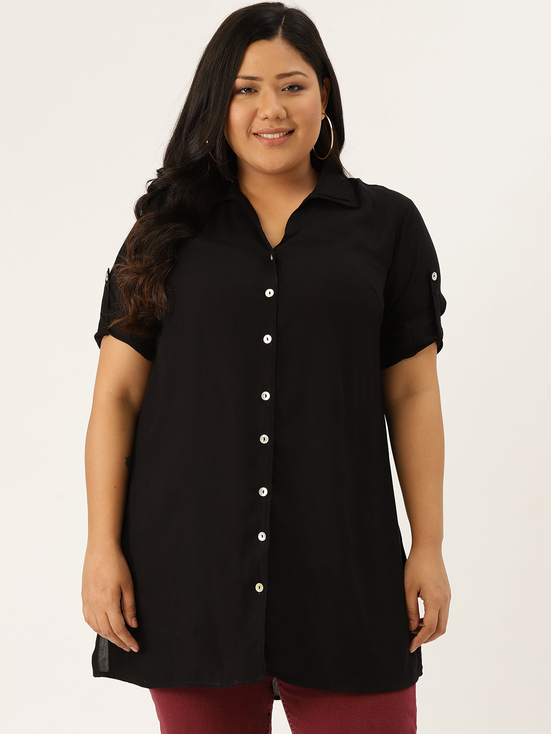 Stylish Plus Size Women Casual Top