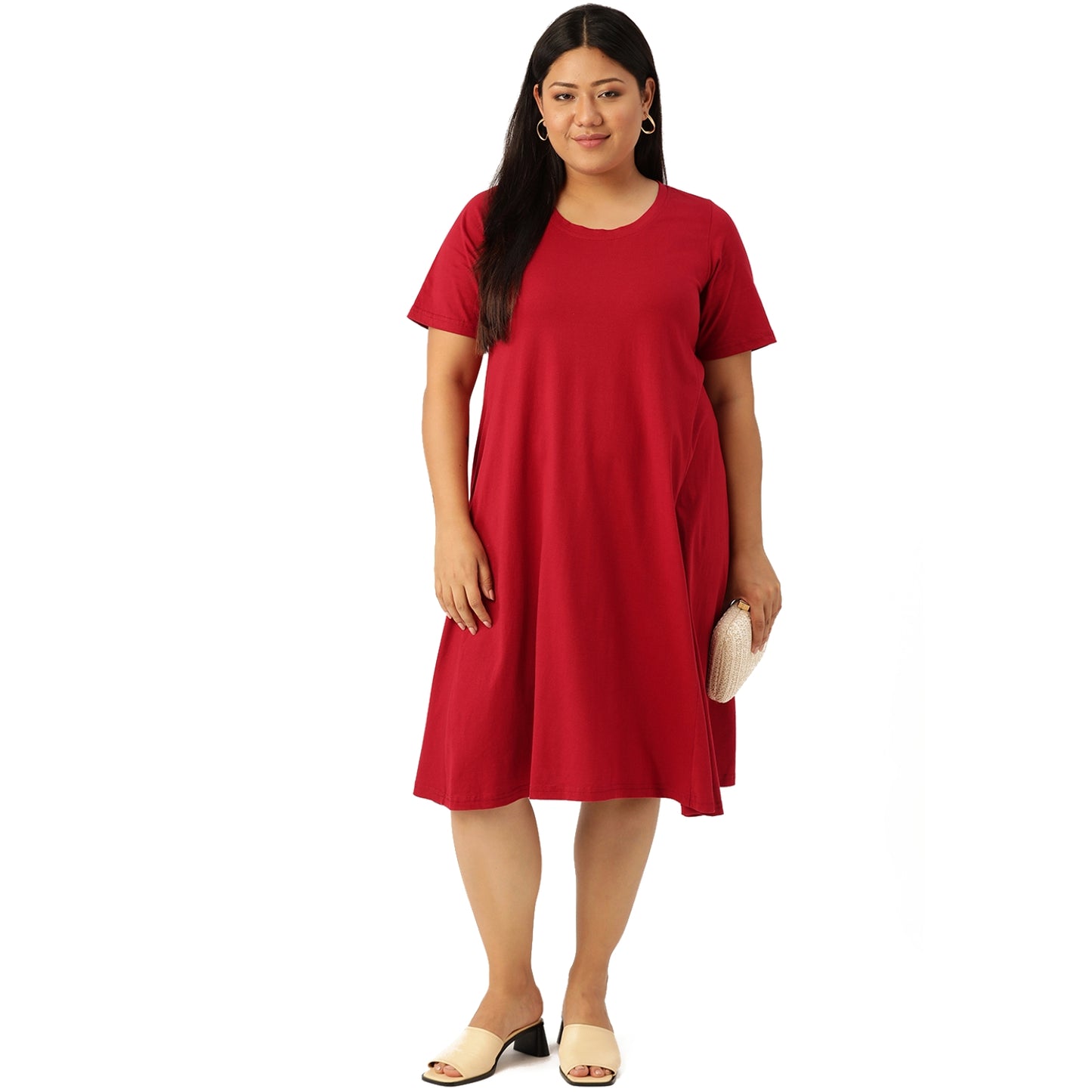 A-Line Midi Dress