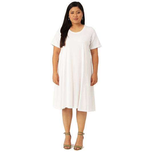 A-Line Midi Dress