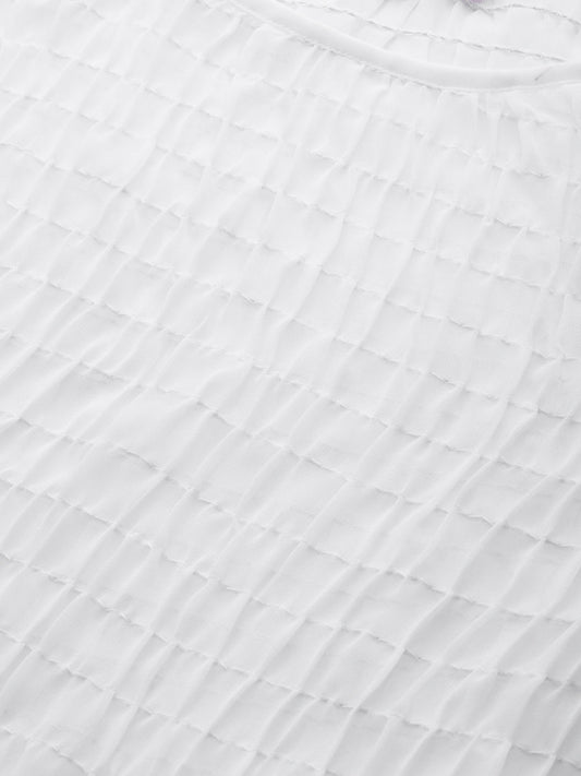 Plus Size Smocked Detail Top