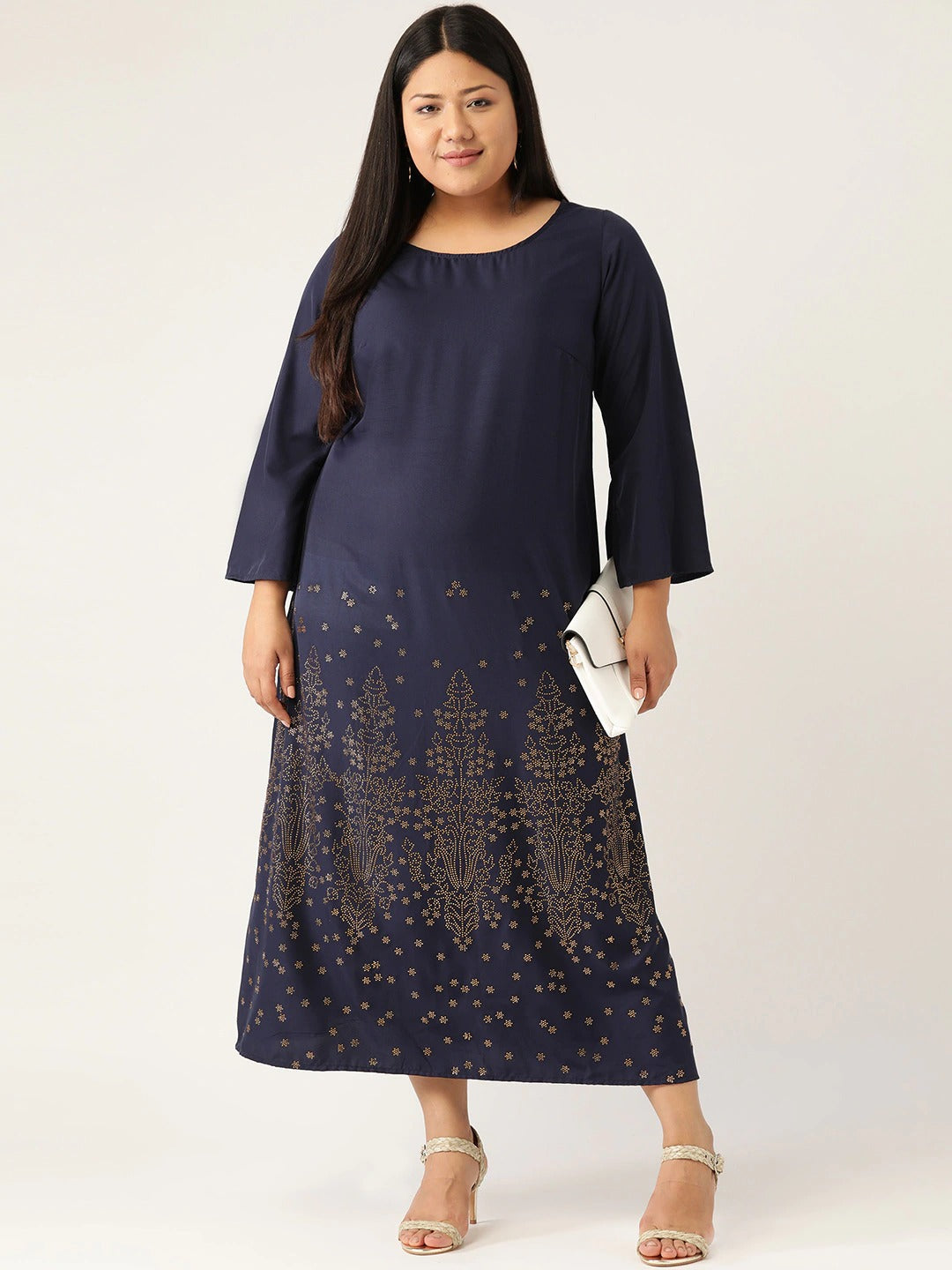 Trendy Plus Size Women’s Western Dress