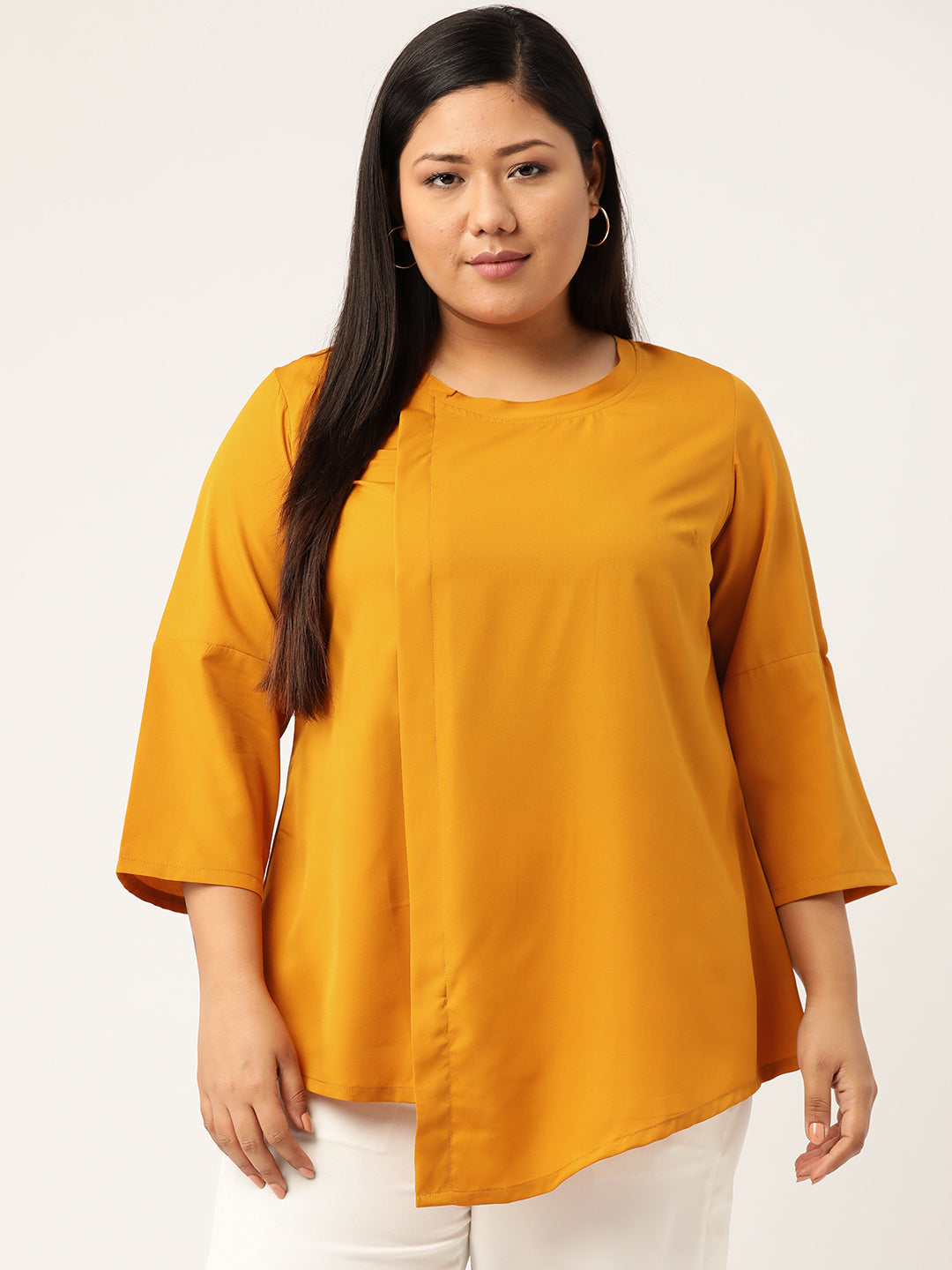 Stylish Plus Size Women Casual Top