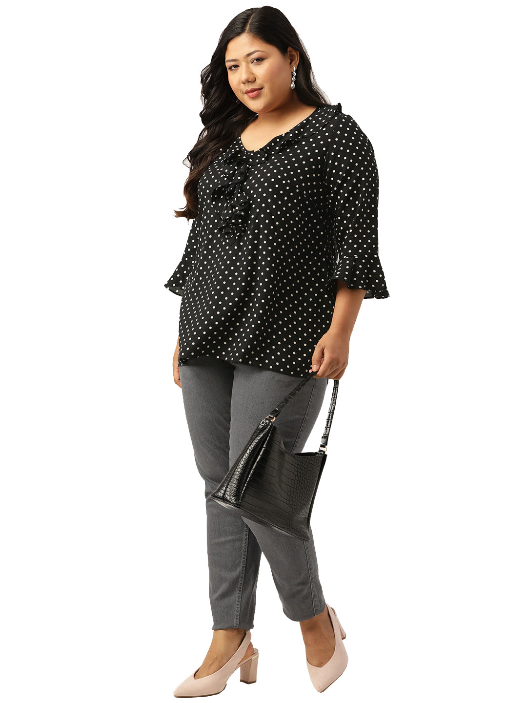 Stylish Plus Size Women Casual Top