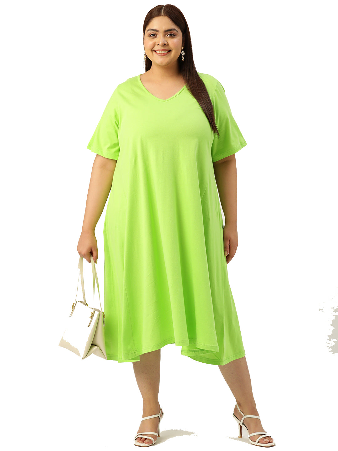 A-Line Midi Dress