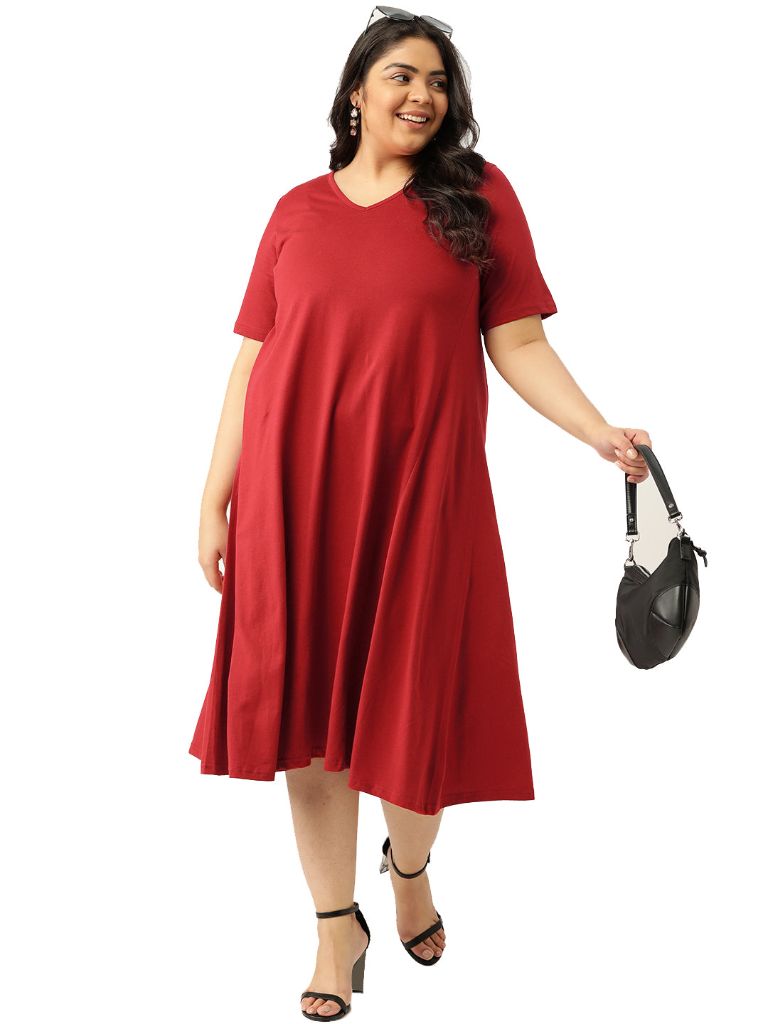 A-Line Midi Dress