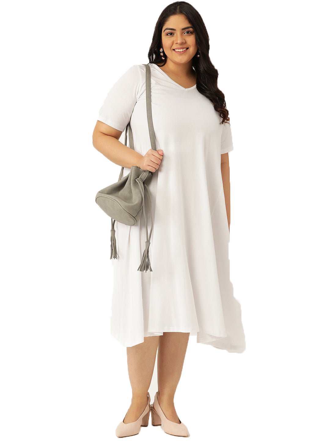 A-Line Midi Dress