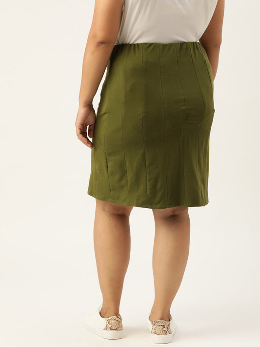 Modern & Fashionable Look Women’s Plus Size Skirt