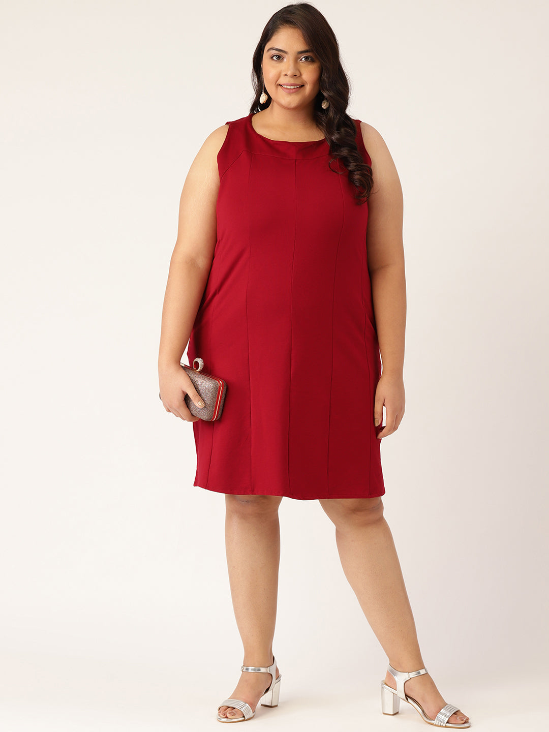 Plus Size Cotton Knitted Dress