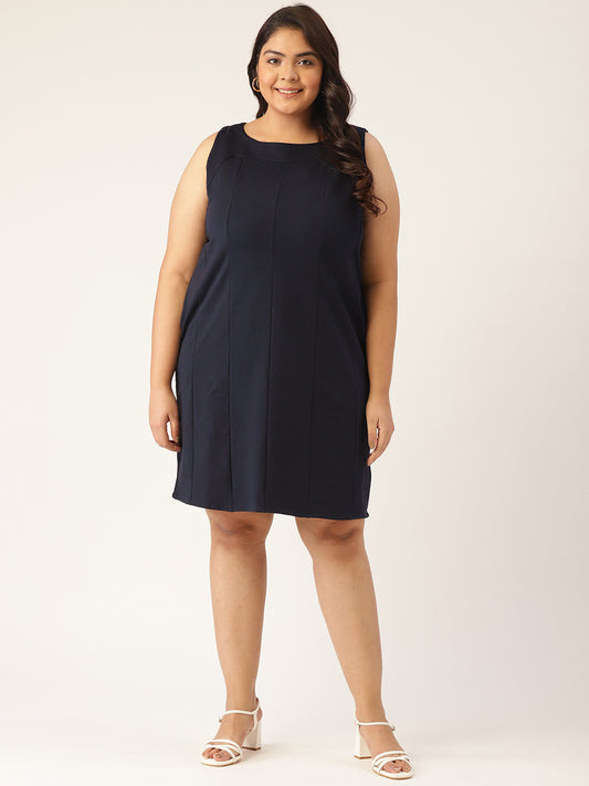 Plus Size Cotton Knitted Dress