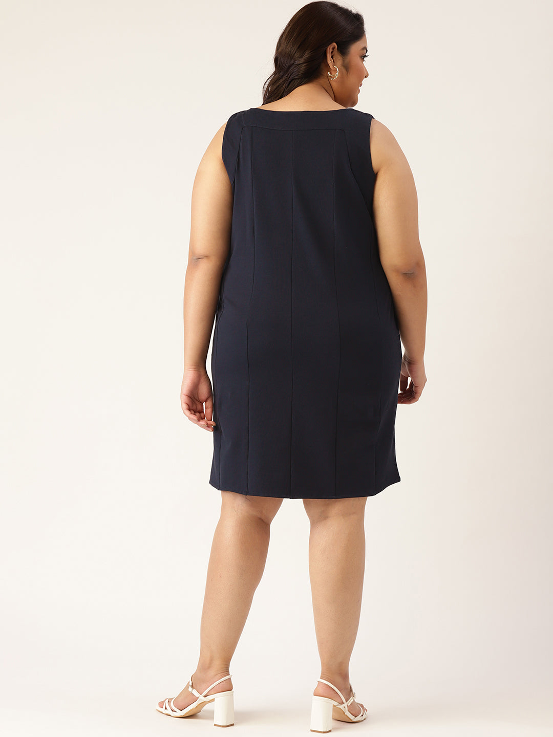 Plus Size Cotton Knitted Dress
