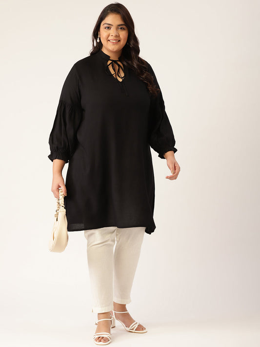 Plus Size Longline Tunic