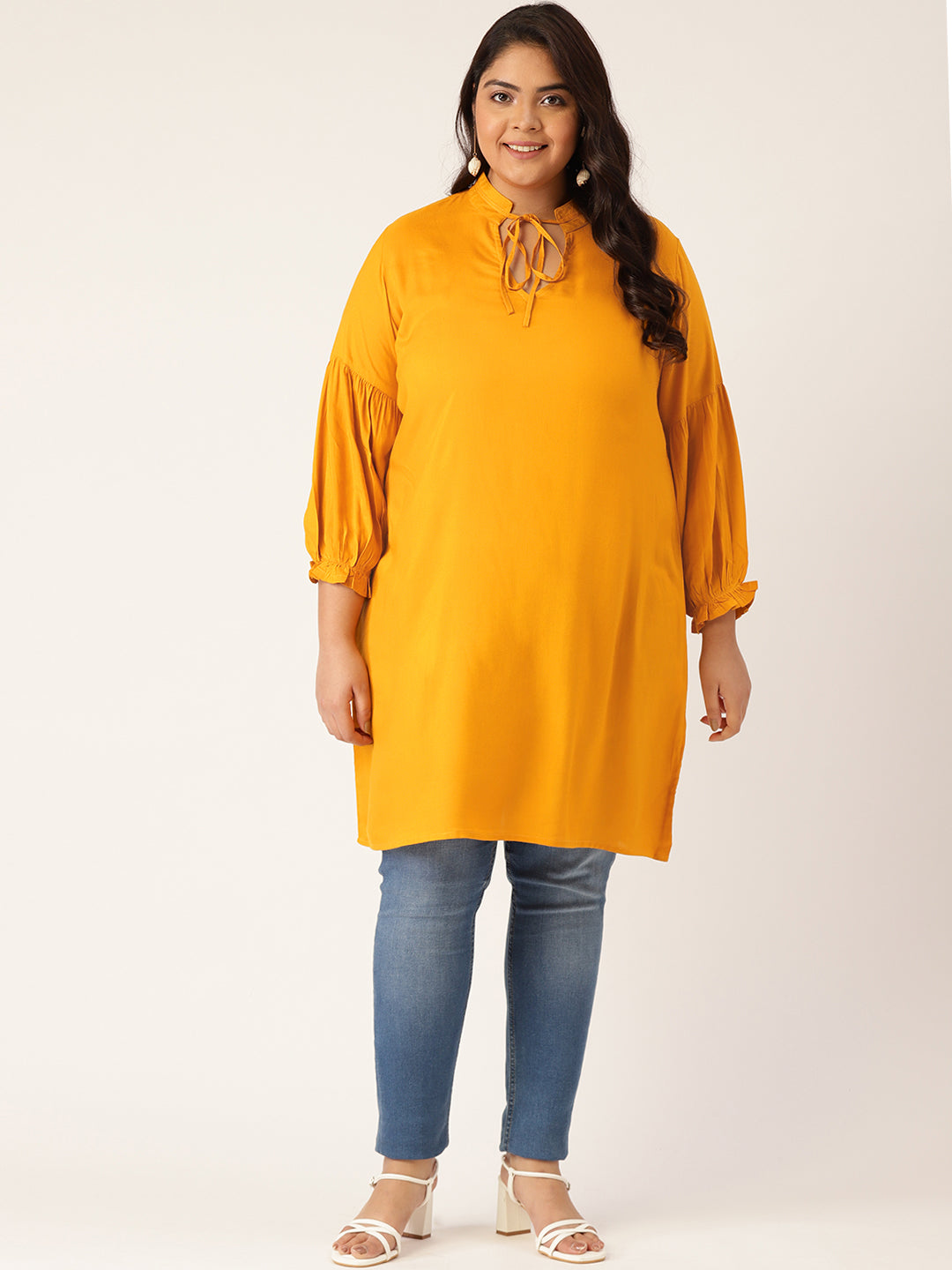 Plus Size Longline Tunic