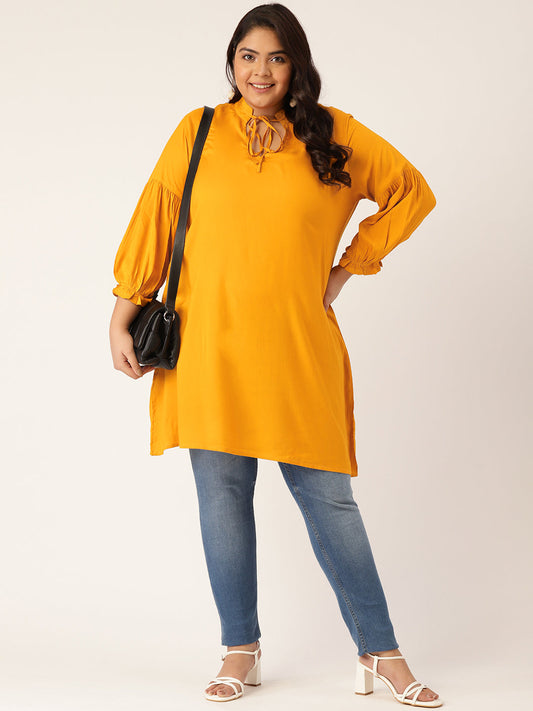 Plus Size Longline Tunic