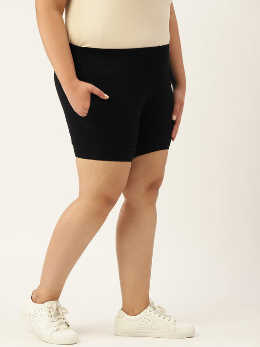 Plus Size Yoga Shorts