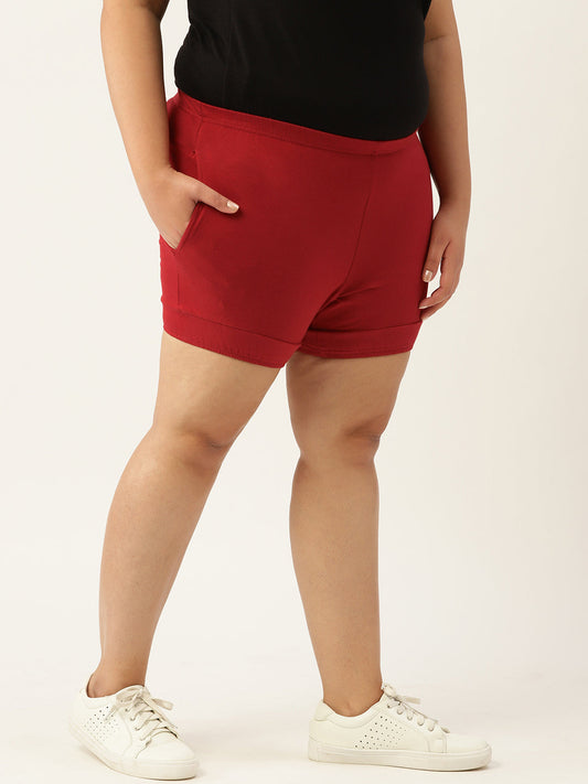 Plus Size Yoga Shorts