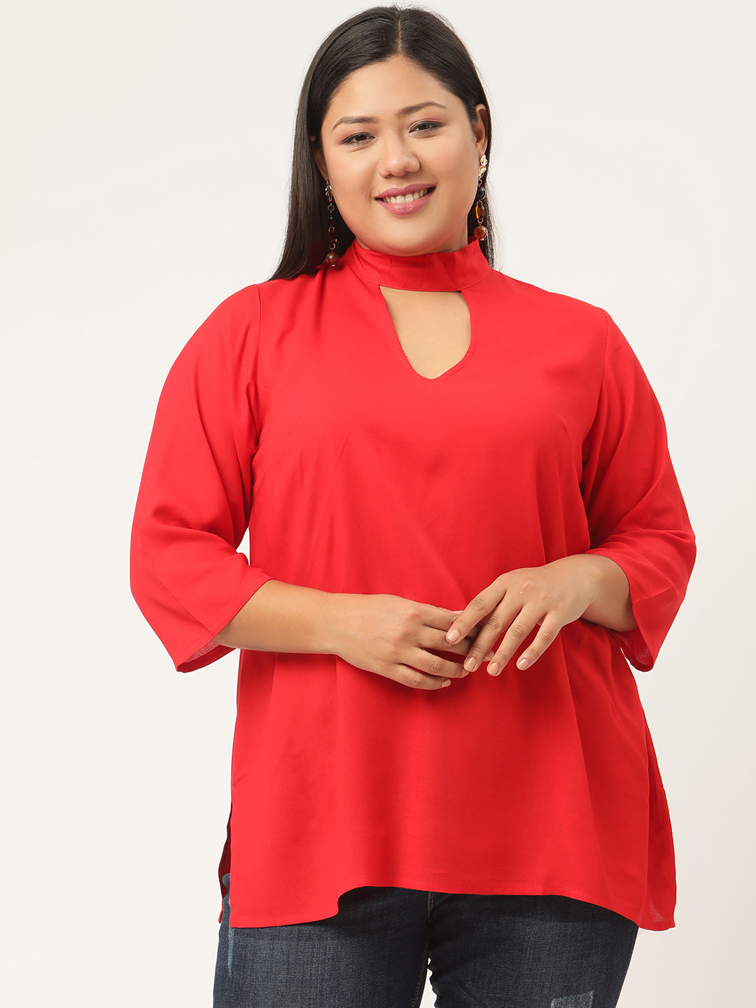 Stylish Plus Size Women Casual Top