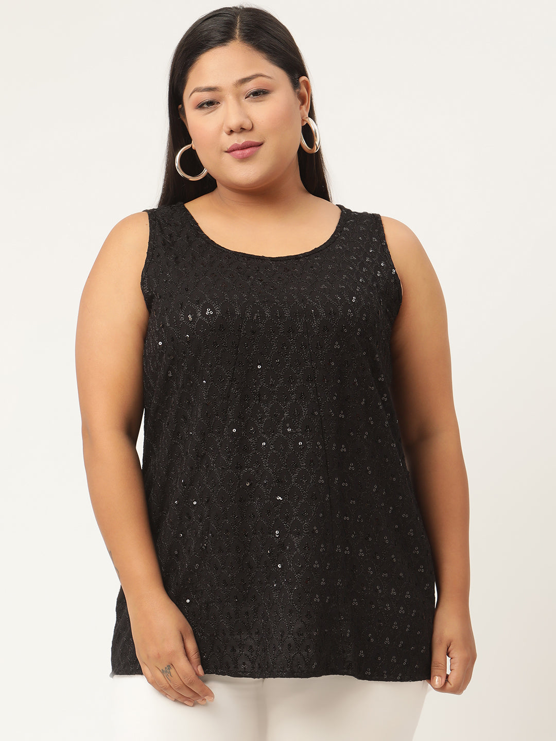 Stylish Plus Size Women Casual Top