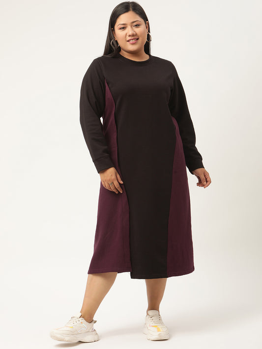 Line & Form Midi Fleece Dress