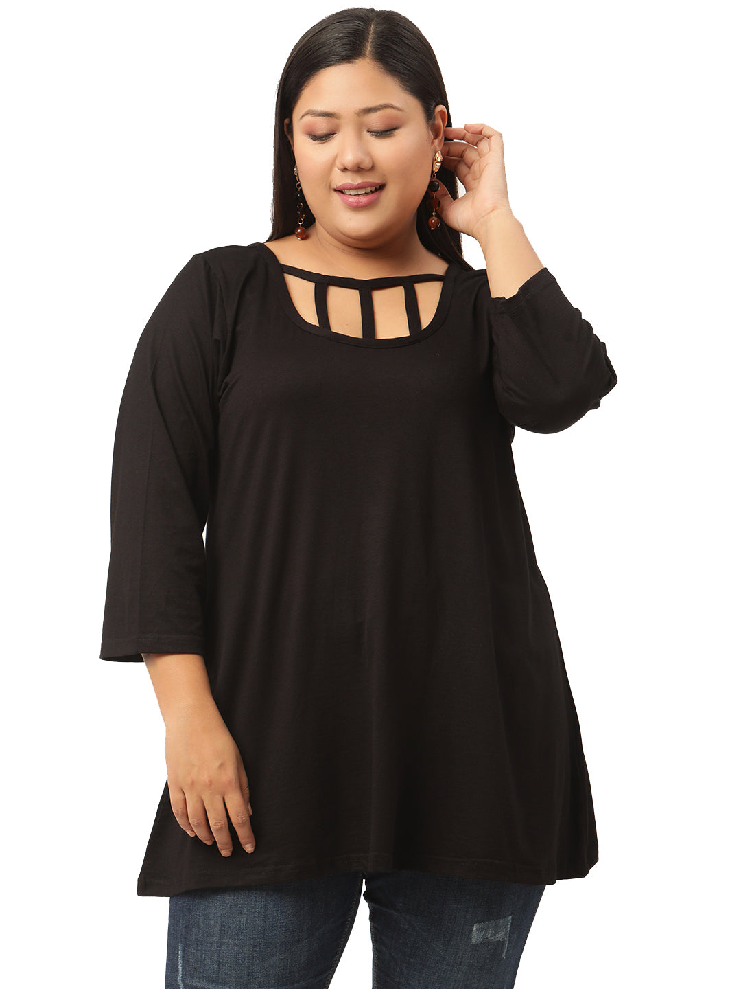 Classic Plus Size Casual Top for Women