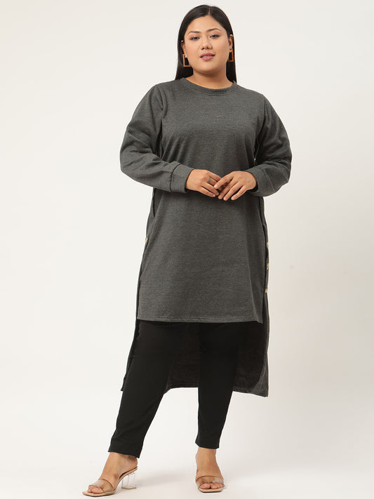 Side Note Fleece Tunic
