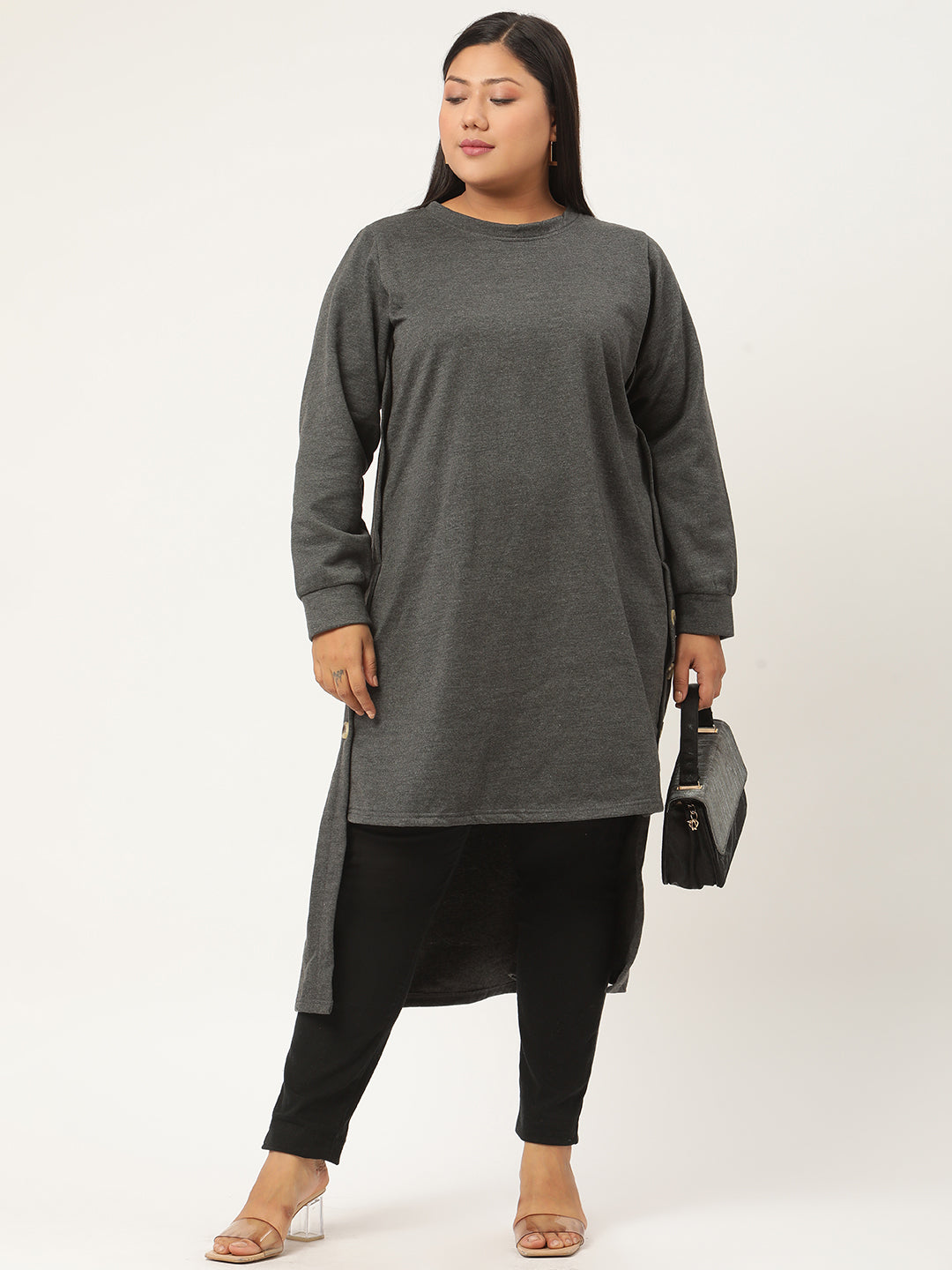 Side Note Fleece Tunic