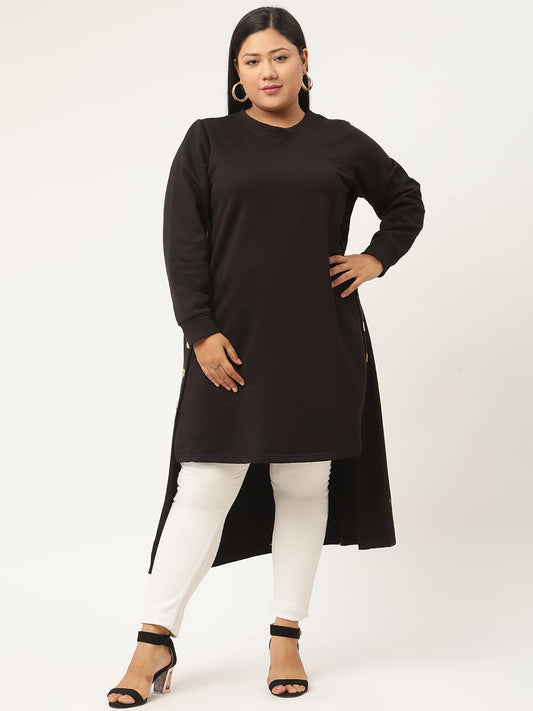 Side Note Fleece Tunic