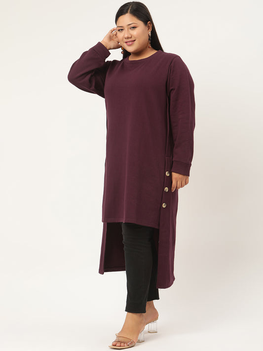 Side Note Fleece Tunic