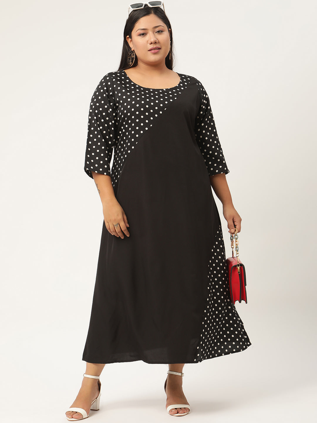 Trendy Plus Size Women’s Western Dress