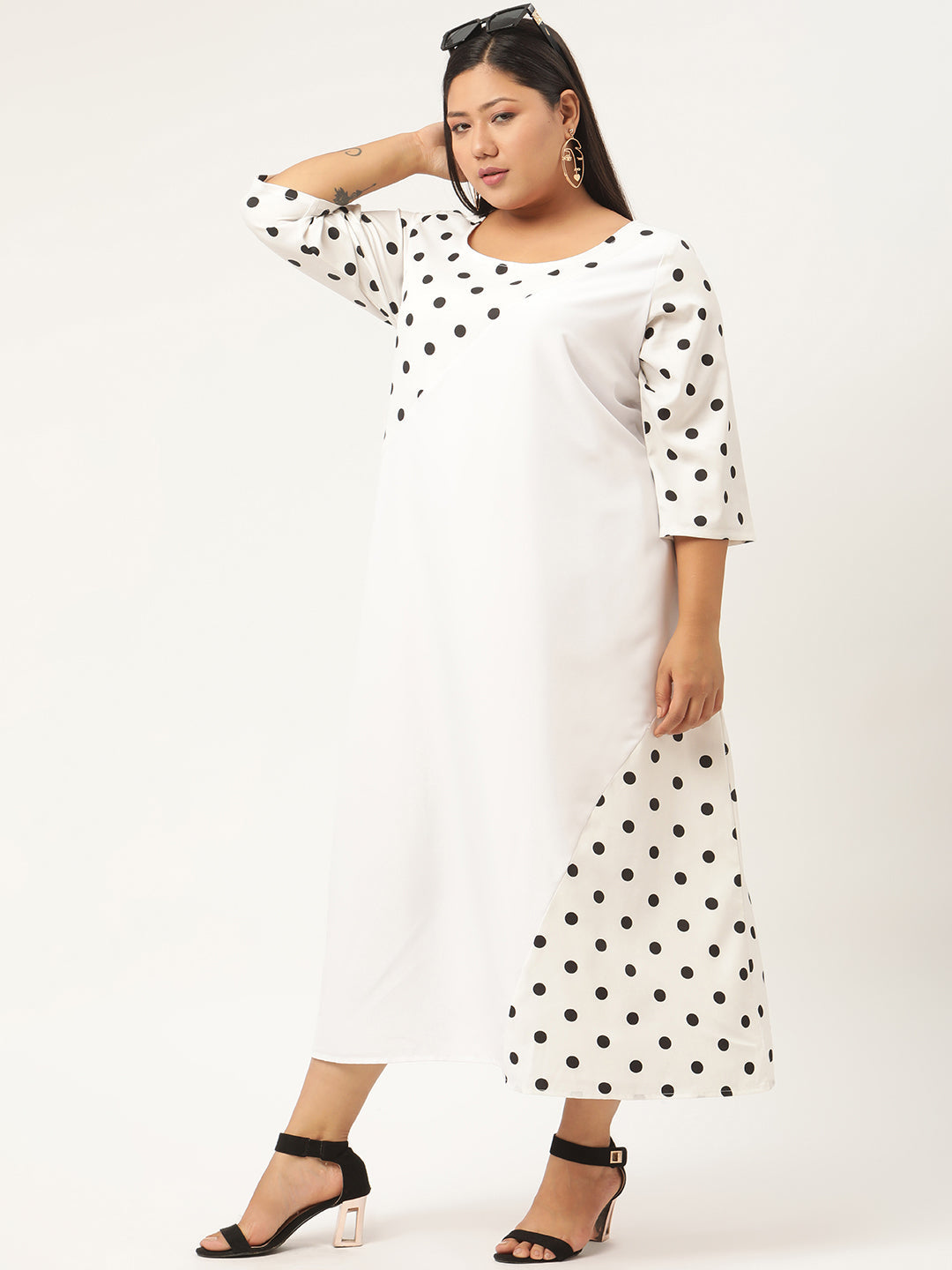 Trendy Plus Size Women’s Western Dress