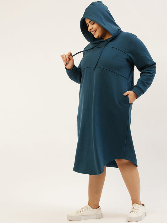 Everday Ease Hoodie Fleece Dress