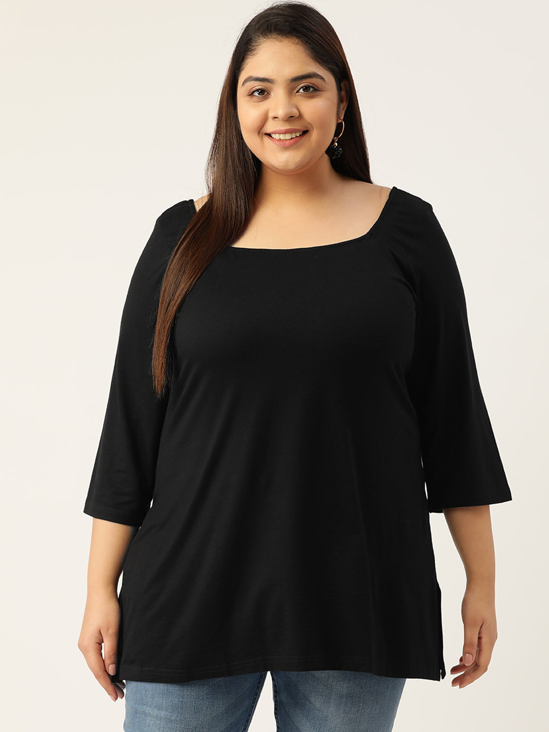 Plus Size Knitted Top