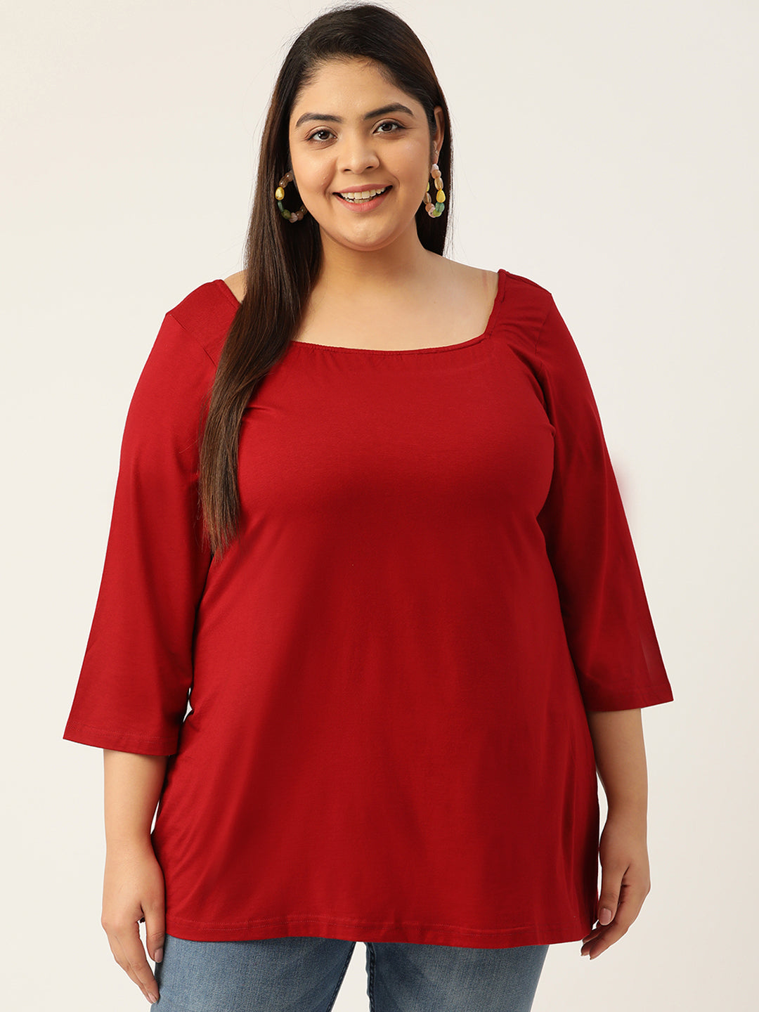Plus Size Knitted Top