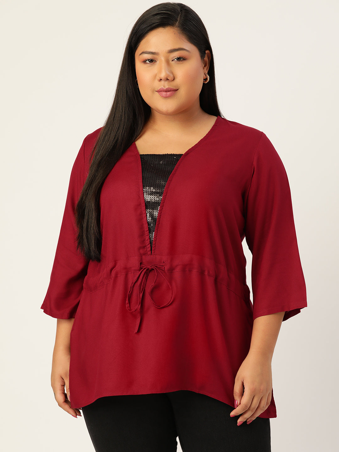 Stylish Plus Size Women Casual Top