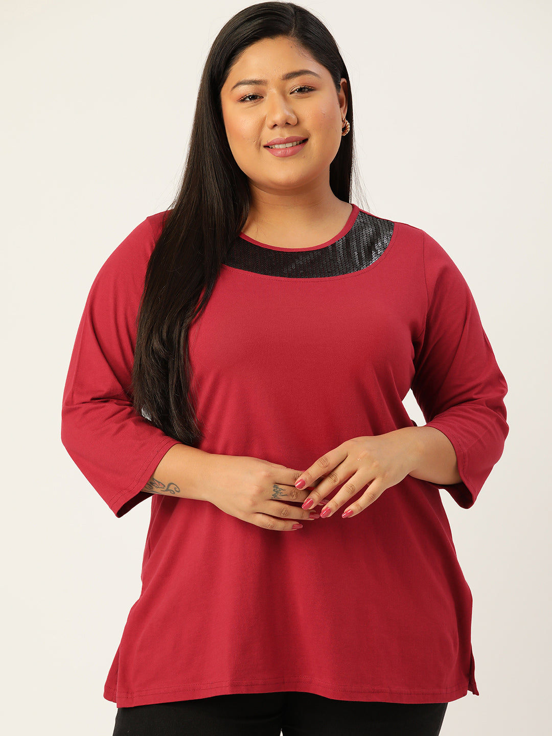 Classic Plus Size Casual Top for Women