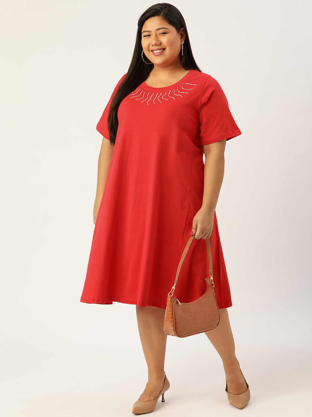 Plus Size Cotton Dress