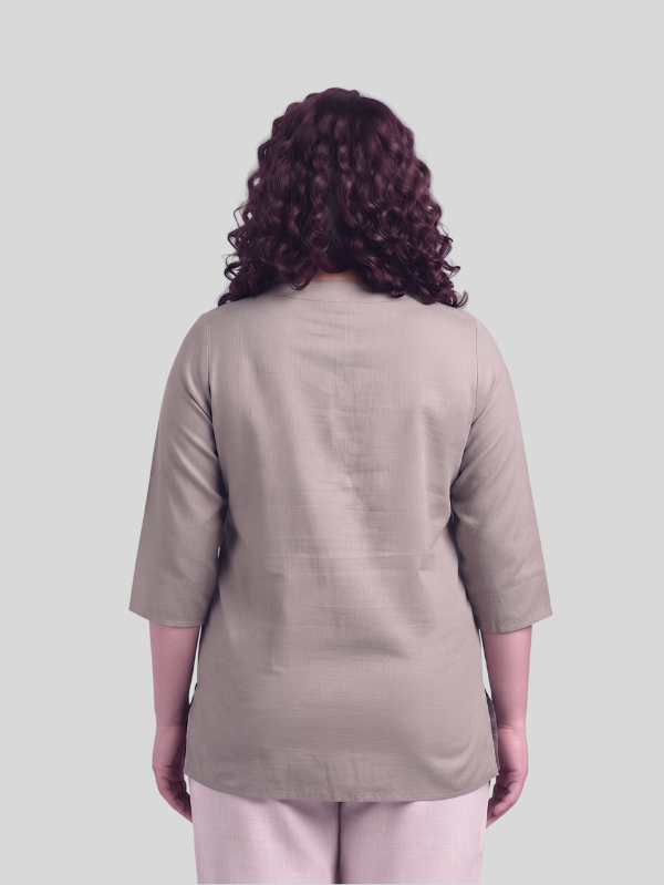 Everyday Comfort Embroidered Cotton Top