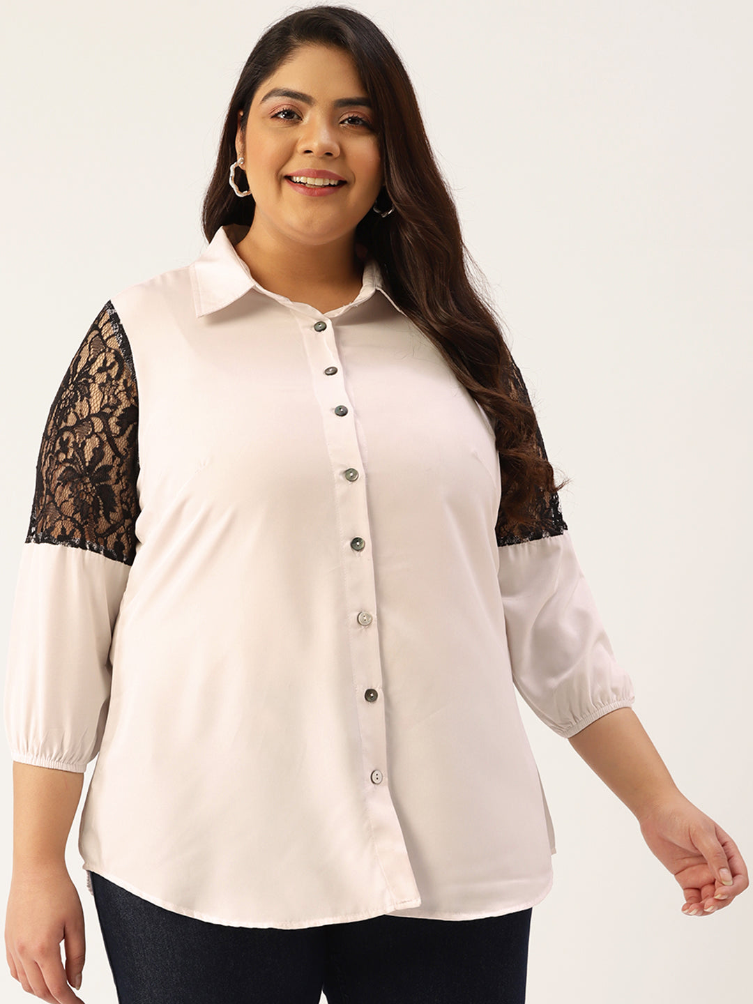 Elegant Plus Size Women Casual Top