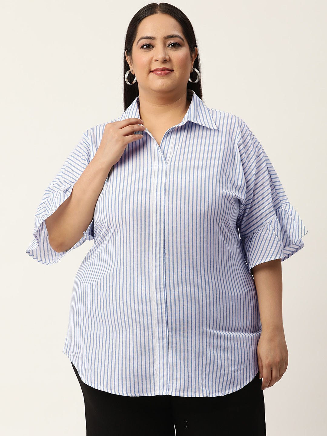 Elegant Plus Size Women Casual Top