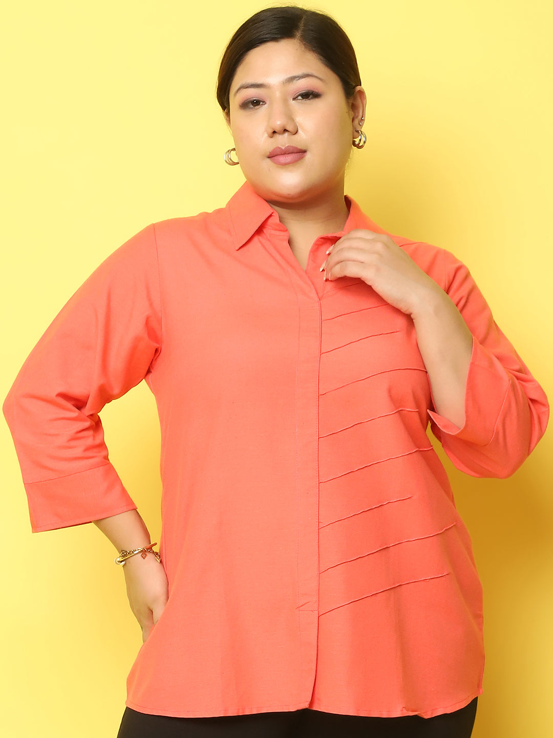 Elegant Plus Size Women Casual Top