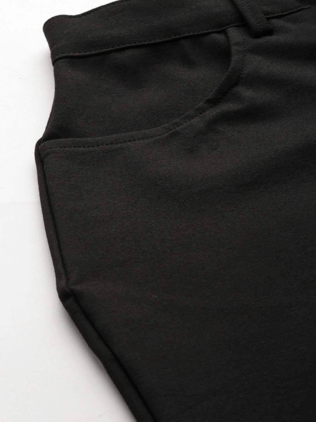 Women Relaxed Straight Fit High-Rise Plus Size Trousers