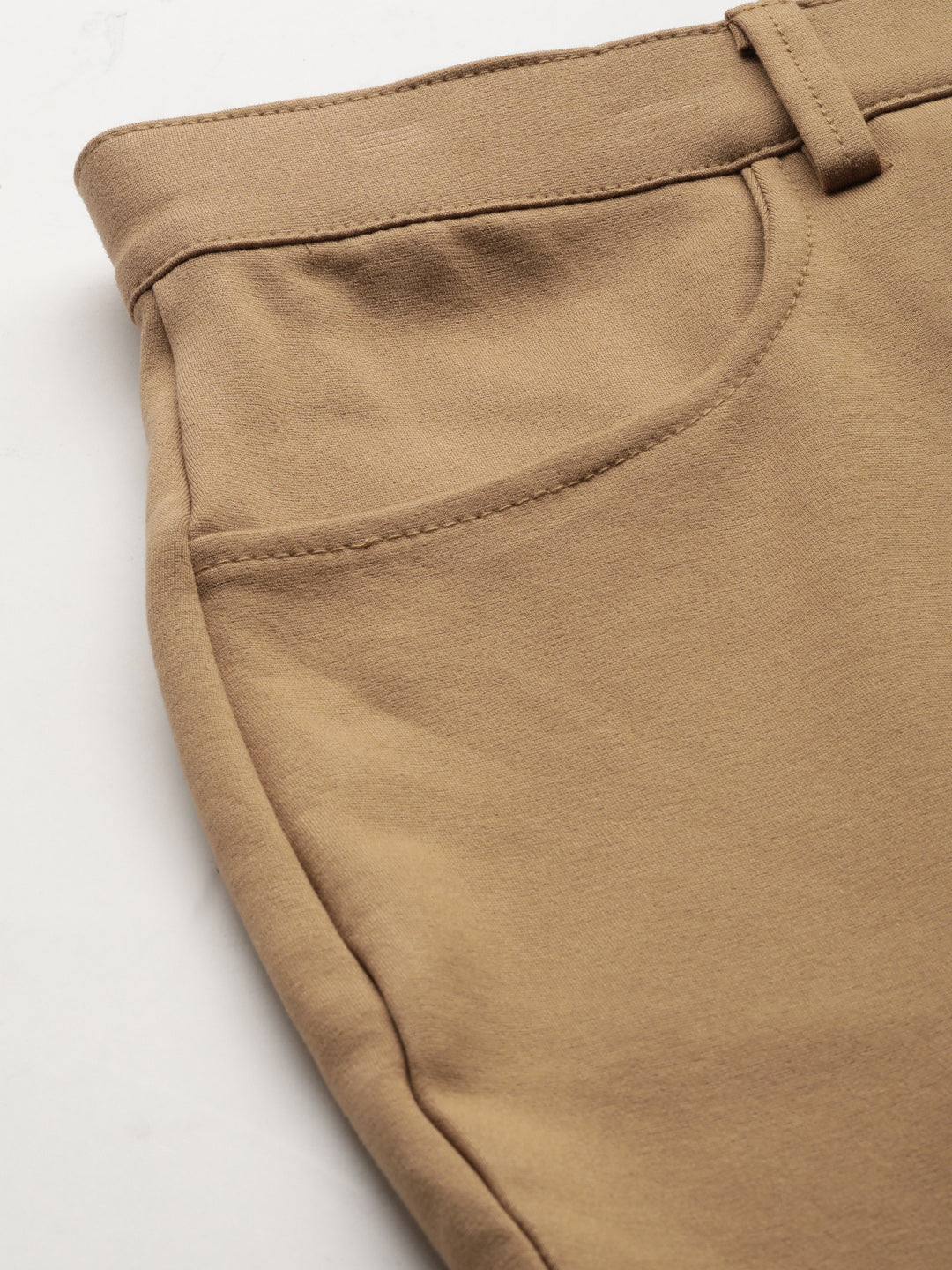 Relaxed Straight Fit High-Rise Easy Wash Formal Trousers